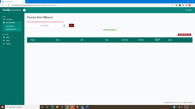 Settings – Handdy Help and Support